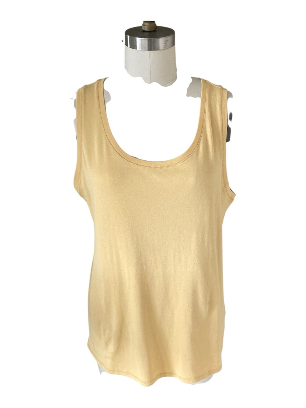 J. Jill Scoop Neck Tank Top - Dark Yellow